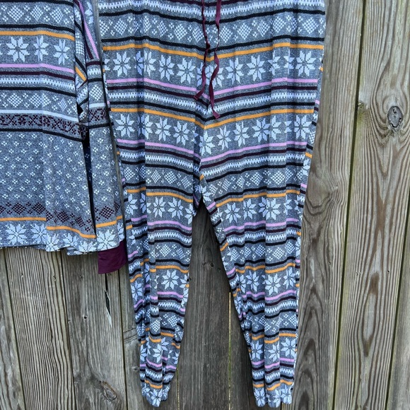 SIMPLY VERA VERAWANG Isle 2 Piece Lounge Sleep Pajama Set Sz XXL NWT NEW - Picture 10 of 16